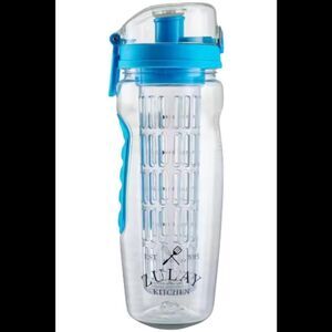 Zulay 34-Oz Fruit Infuser Water Bottle With Sleeve